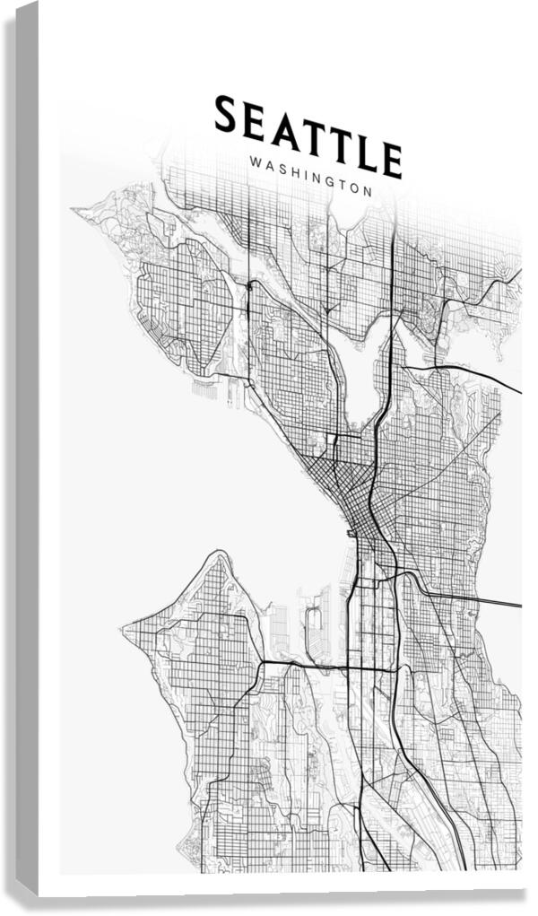 Seattle portrait 2 3 Canvas Print