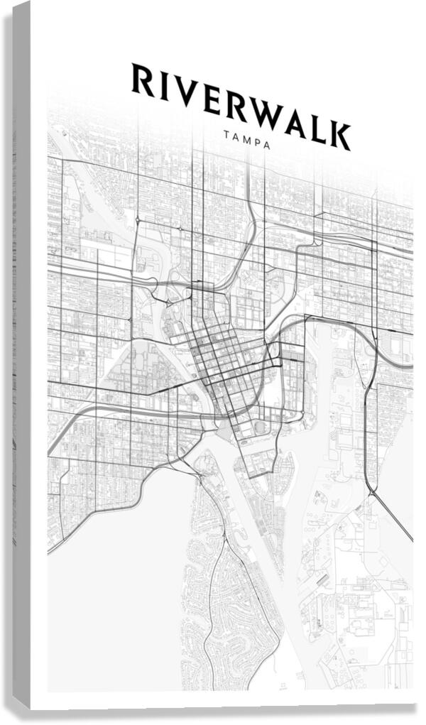 RiverWalk portrait 2 3 Canvas Print