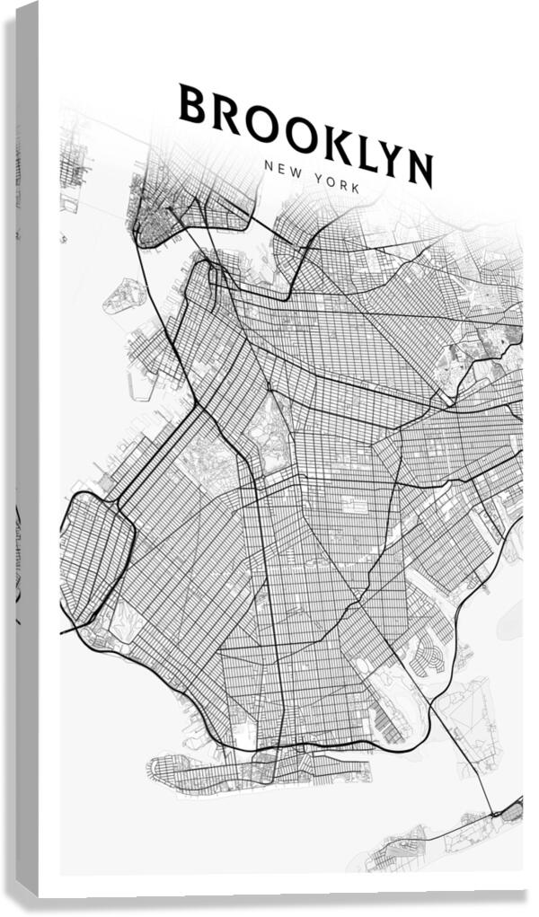 Brooklyn portrait 2 3 Canvas Print