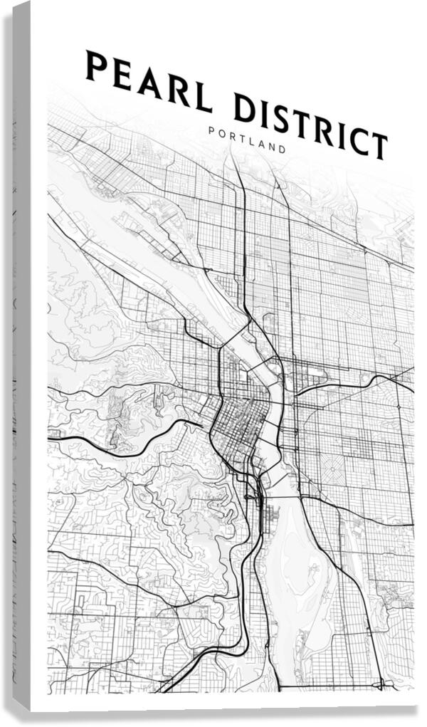 PearlDistrict portrait 2 3 Canvas Print