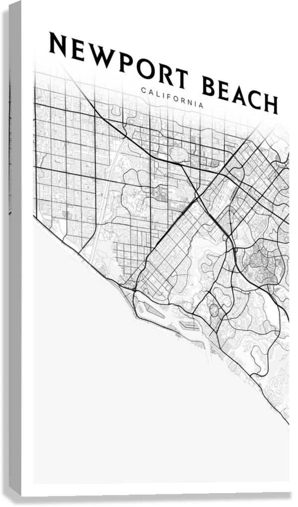 NewPortBeach portrait 2 3 Canvas Print