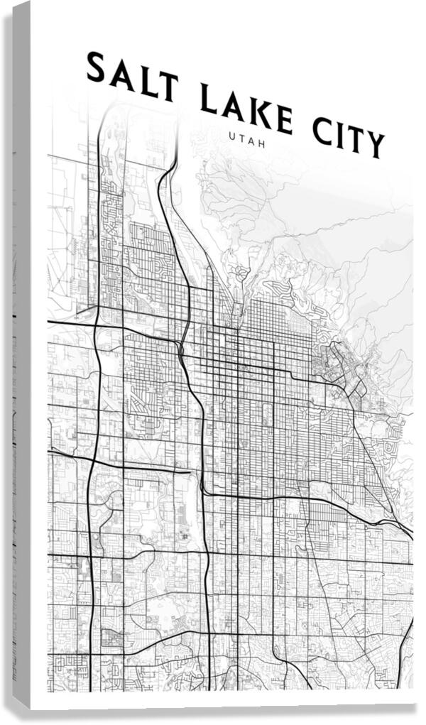 SaltLakeCity portrait 2 3 Canvas Print