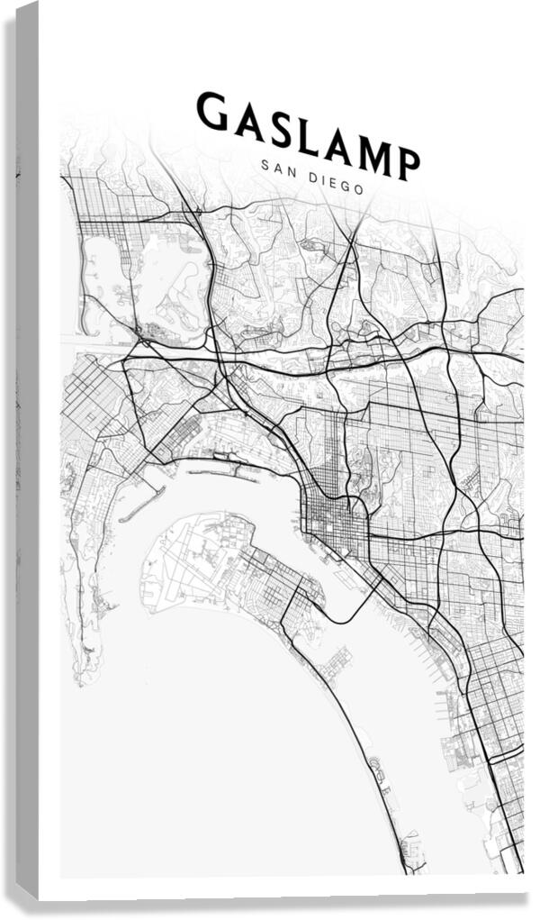 Gaslamp portrait 2 3 Canvas Print