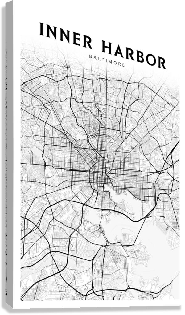 InnerHarbor portrait 2 3 Canvas Print