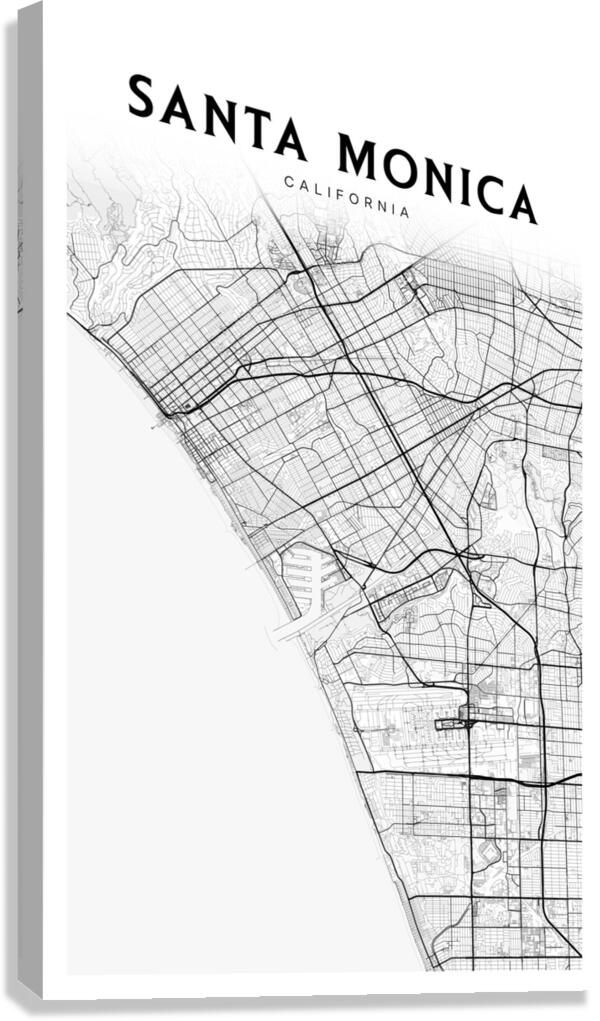 SantaMonica portrait 2 3 Canvas Print