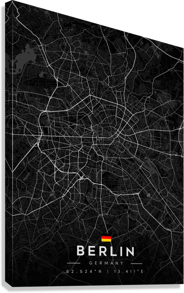 Berlin 39x55Inches Canvas Print