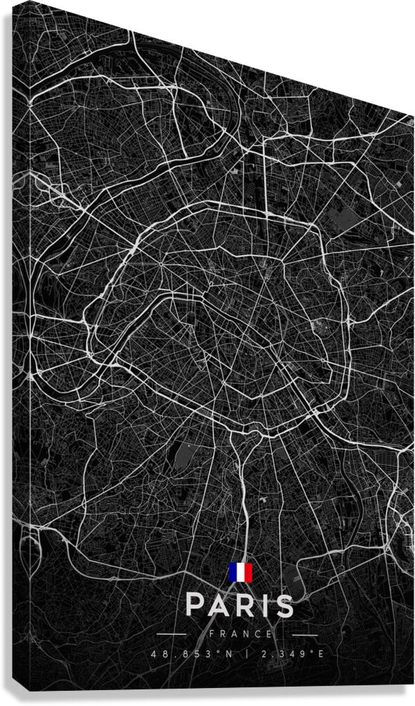 Paris 34x50Inches 5 Canvas Print