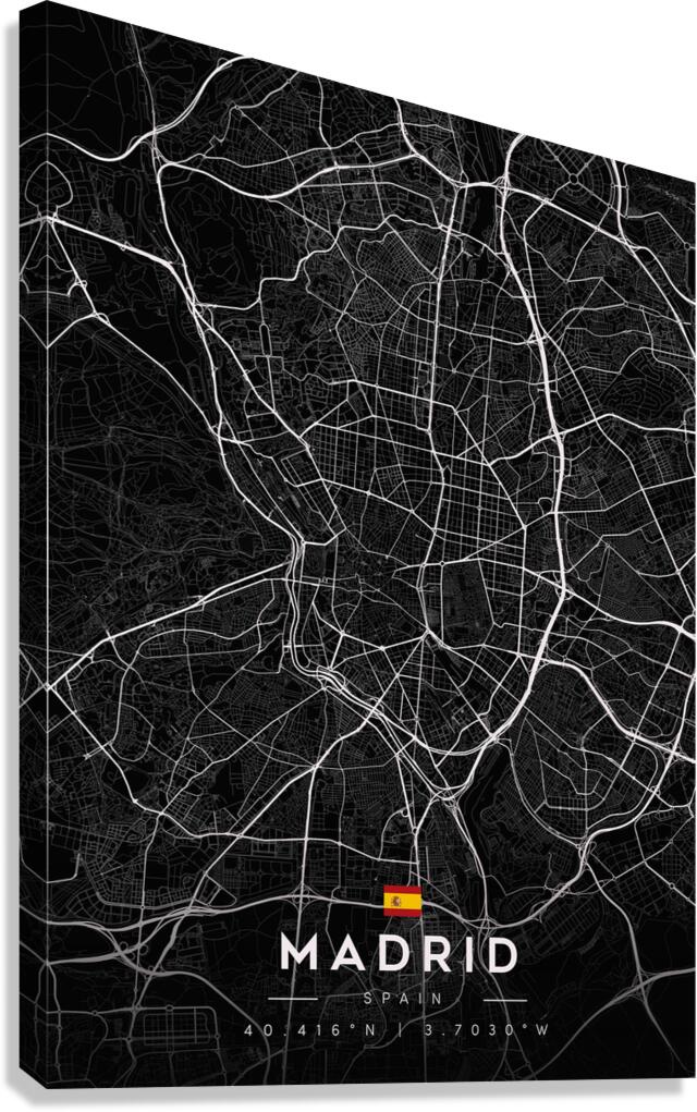 Madrid 39x55Inches 2 Canvas Print