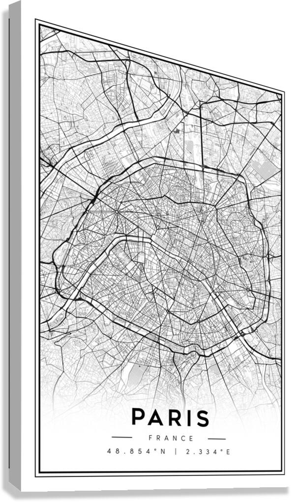 Paris portrait 2 3 Canvas Print