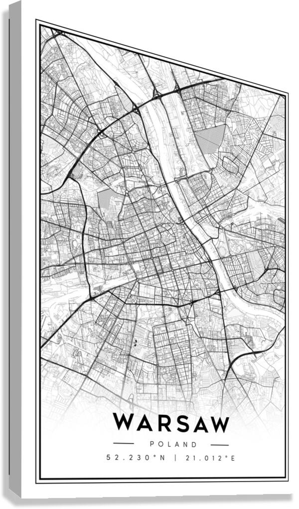 Warsaw portrait 2 3 Canvas Print