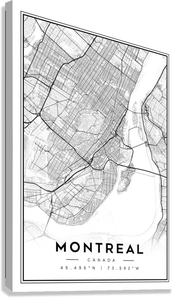 Montreal portrait 2 3 Canvas Print