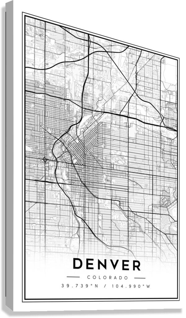 Denver portrait 2 3 Canvas Print