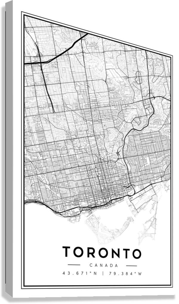 Toronto portrait 2 3 Canvas Print