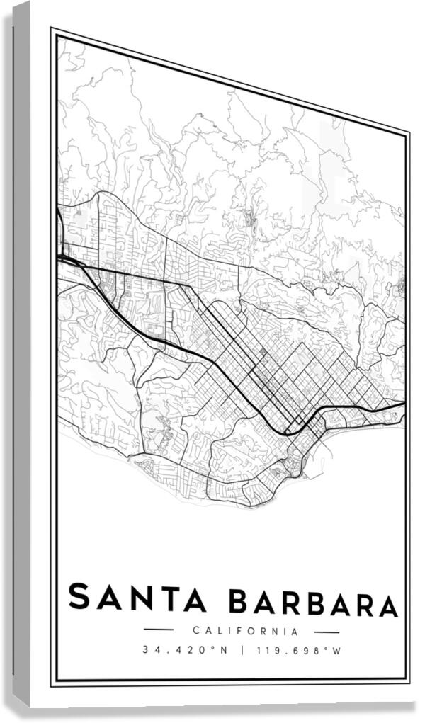 SantaBarbara portrait 2 3 Canvas Print