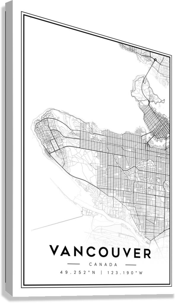 Vancouver portrait 2 3 Canvas Print