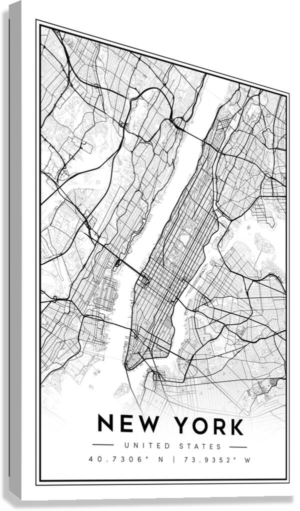 NewYork portrait 2 3 Canvas Print