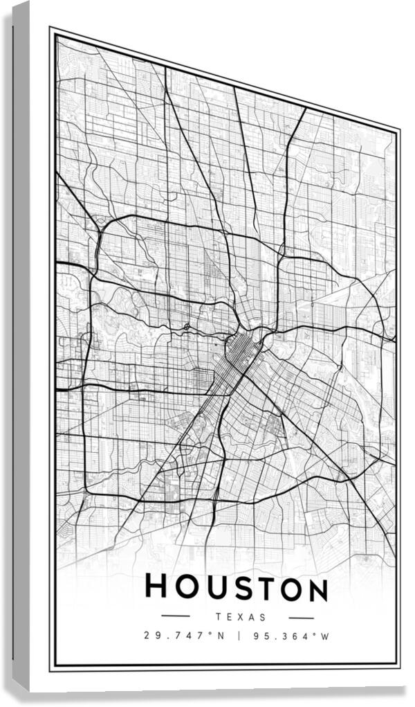 Houston portrait 2 3 Canvas Print