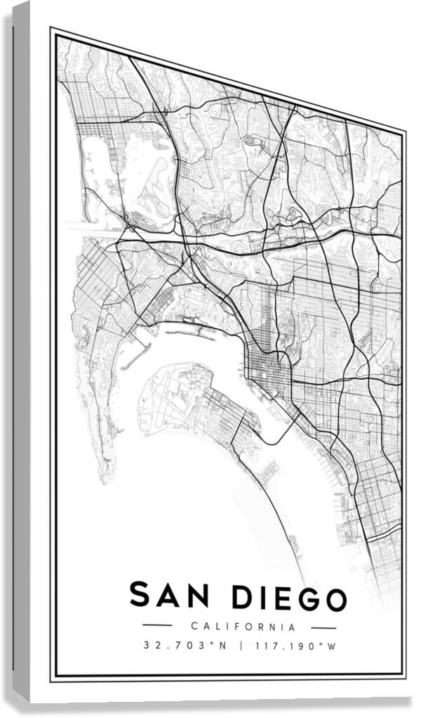 SanDiego portrait 2 3 Canvas Print