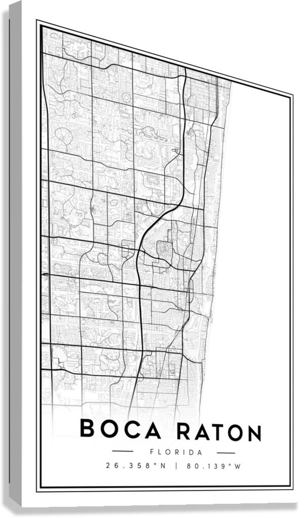 BocaRaton portrait 2 3 Canvas Print
