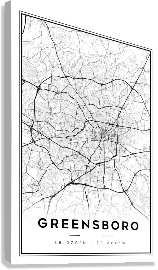 greensboro portrait 2 3 Canvas Print