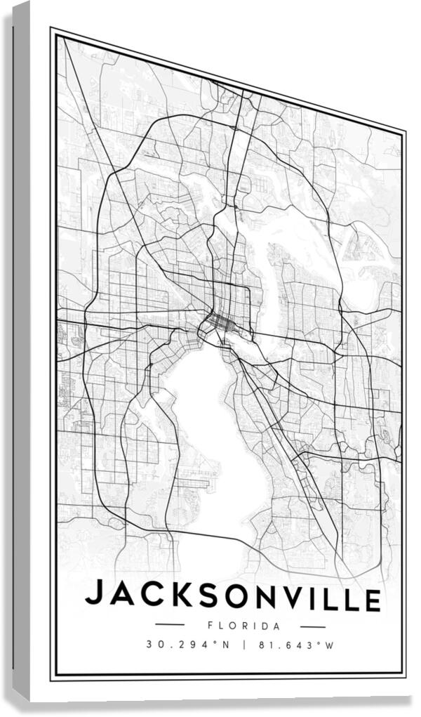 Jacksonville portrait 2 3 Canvas Print