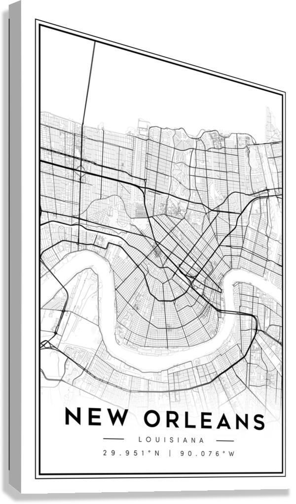 NewOrleans portrait 2 3 Canvas Print