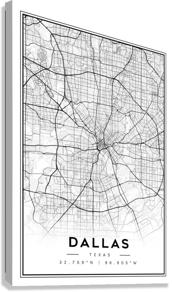 Dallas portrait 2 3 Canvas Print