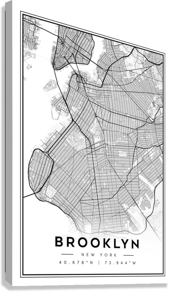 Brooklyn portrait 2 3 Canvas Print