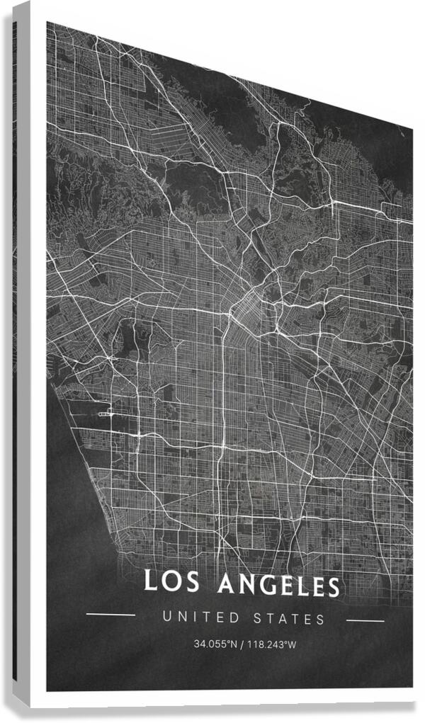 portrait 2 3 los angeles Canvas Print