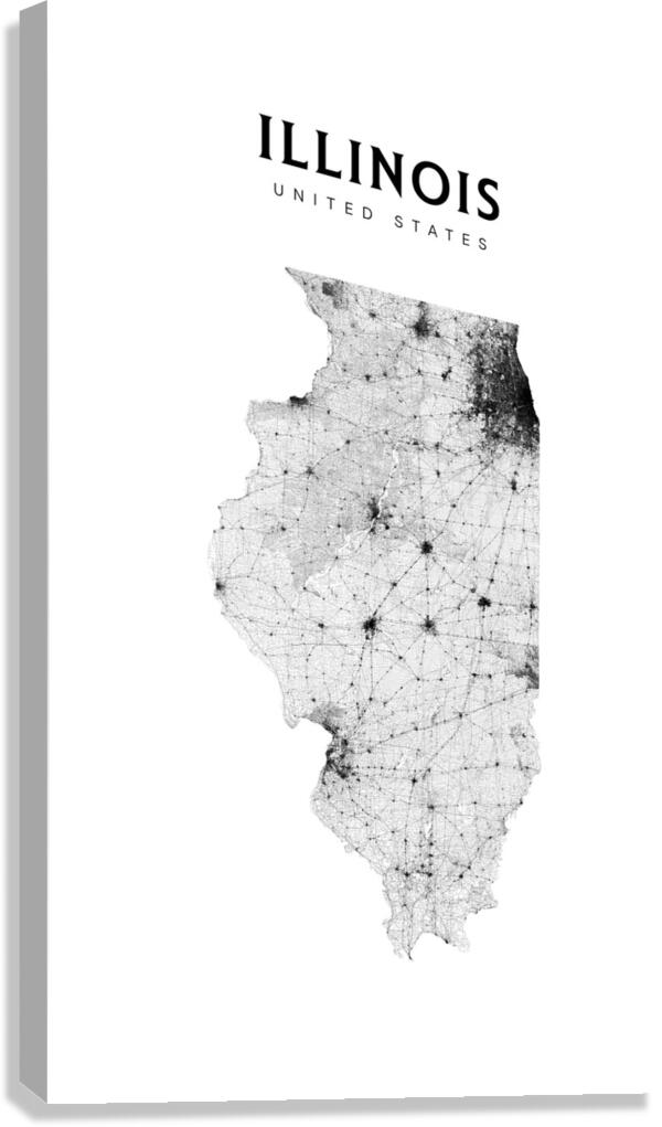 portrait 2 3 Illinois Canvas Print