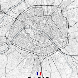 Paris Minimalist Poster 