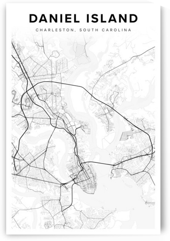 DanielIsland portrait 2 3 by CityMapsArt