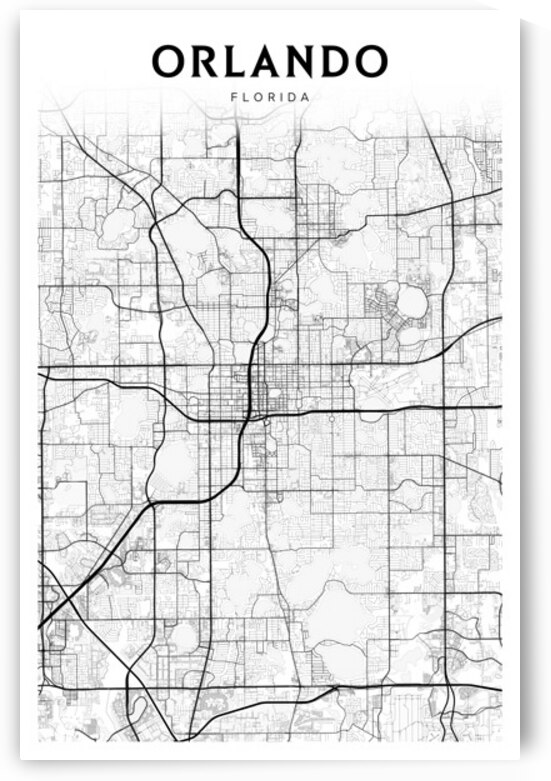 Orlando portrait 2 3 by CityMapsArt