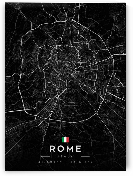 Rome 39x55Inches 1 by CityMapsArt
