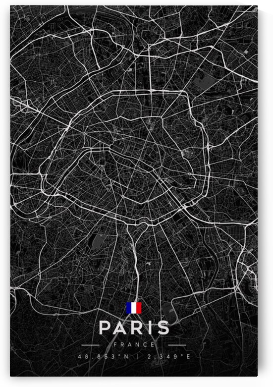Paris 34x50Inches 5 by CityMapsArt