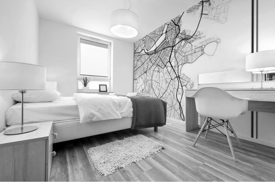 Boston portrait 2 3 Mural print