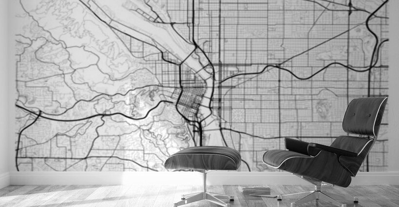 Portland portrait A Series Wall Murals