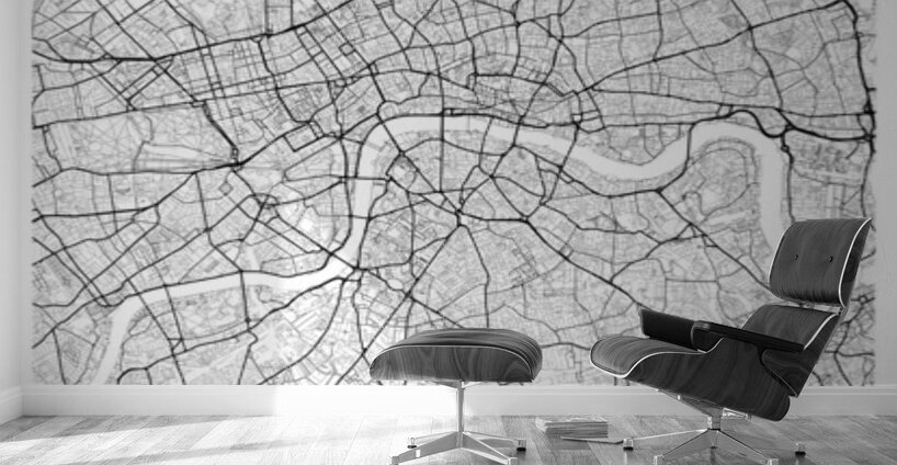 London portrait A Series Wall Murals