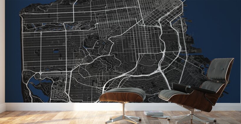 SanFrancisco portrait A Series Wall Murals