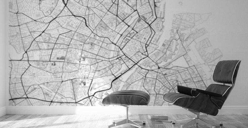 Copenhagen portrait A Series Wall Murals