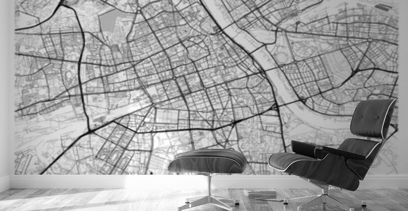 Warsaw portrait A Series Wall Murals