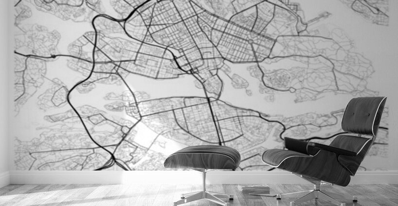 Stockholm portrait A Series Wall Murals