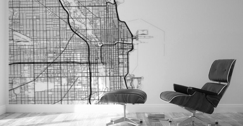 Chicago portrait A Series Wall Murals