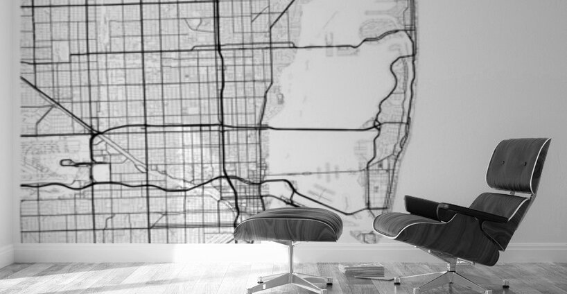 MiamiBeach portrait A Series Wall Murals