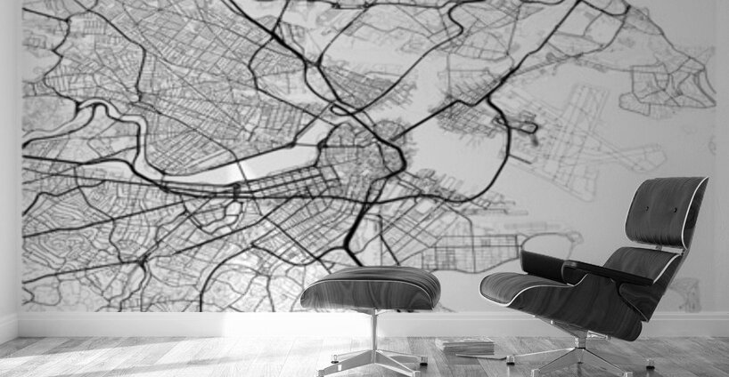 Boston portrait 2 3 Wall Murals