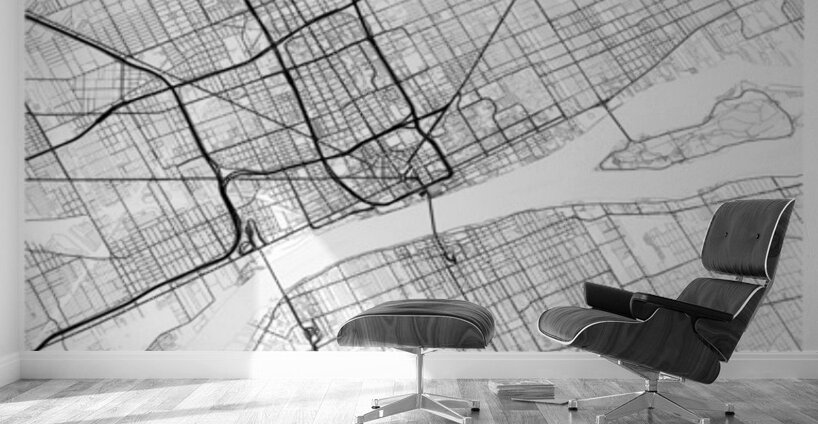 Detroit portrait 2 3 Wall Murals