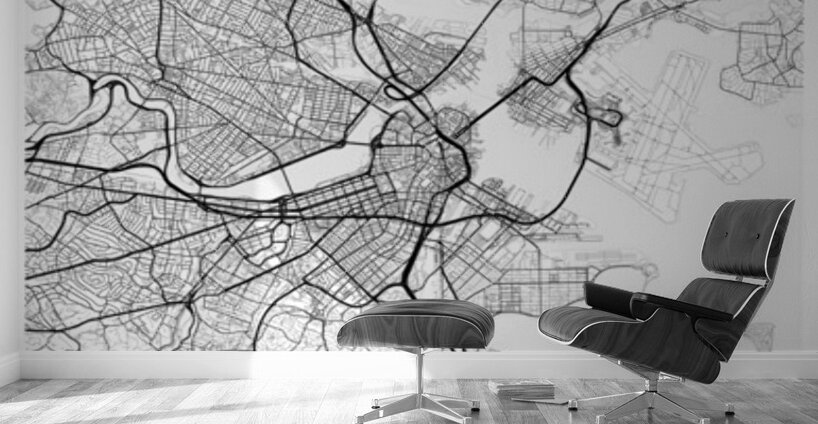 Boston portrait 2 3 Wall Murals