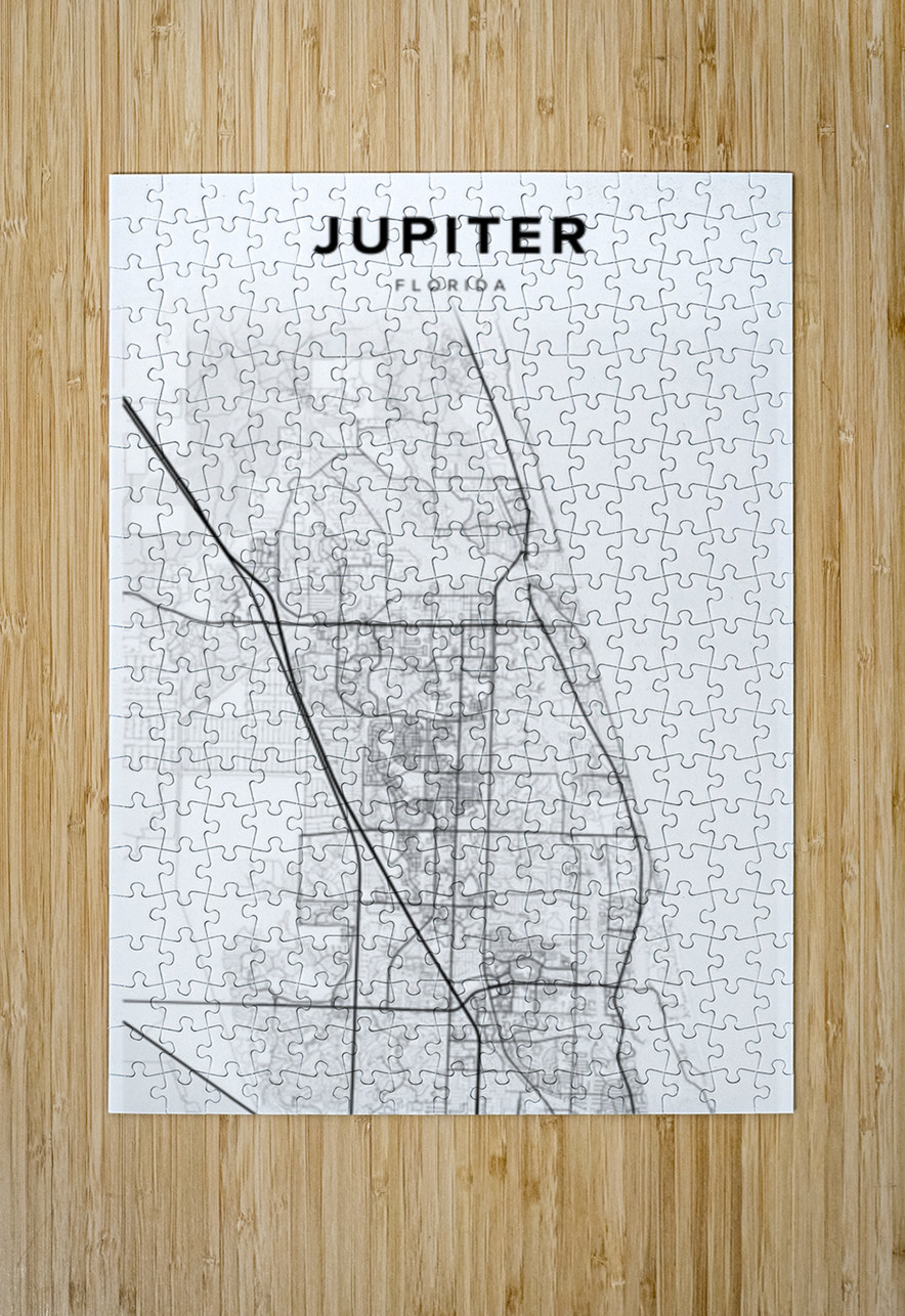 Jupiter portrait 2 3 CityMapsArt Puzzle printing