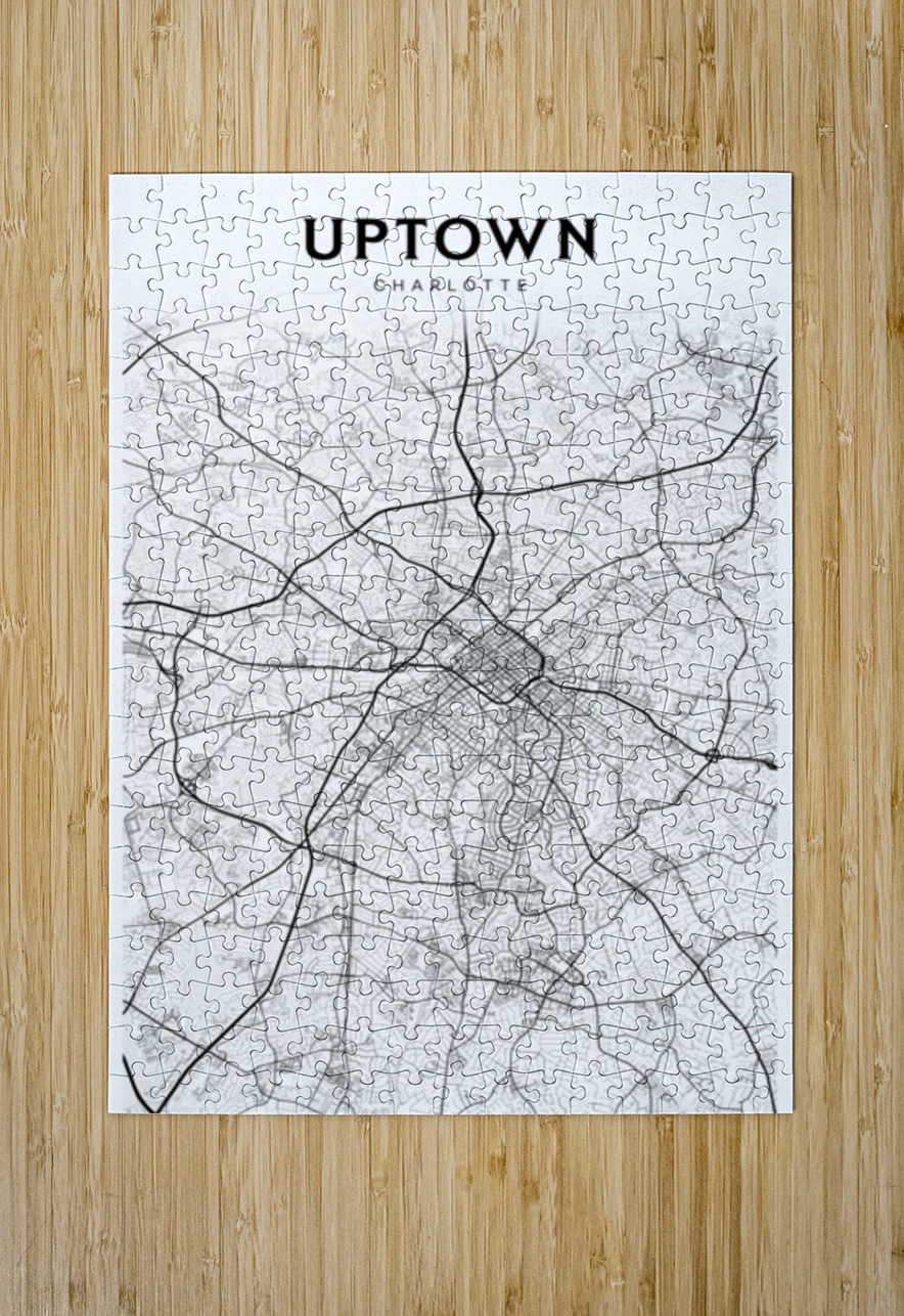 Uptown portrait 2 3 CityMapsArt Puzzle printing