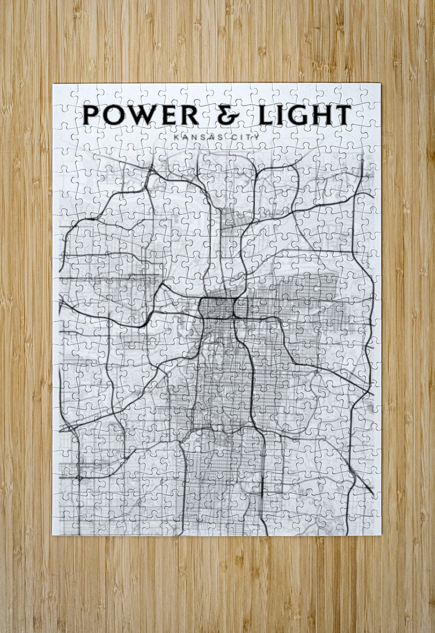 PowerLight portrait 2 3 CityMapsArt Puzzle printing